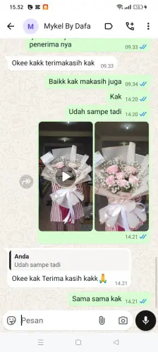 Testimonial Buket Bunga cilegongilir