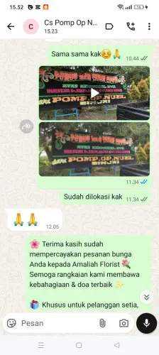 Testimonial Papan Bunga cilegongilir
