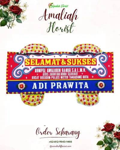 Karangan Bunga Ucapan Selamat cilegongilir