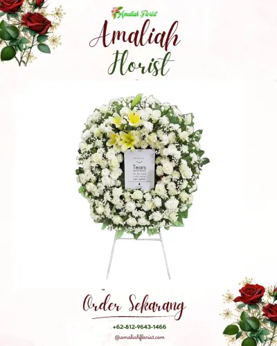 Krans Bunga Duka Cita cilegongilir